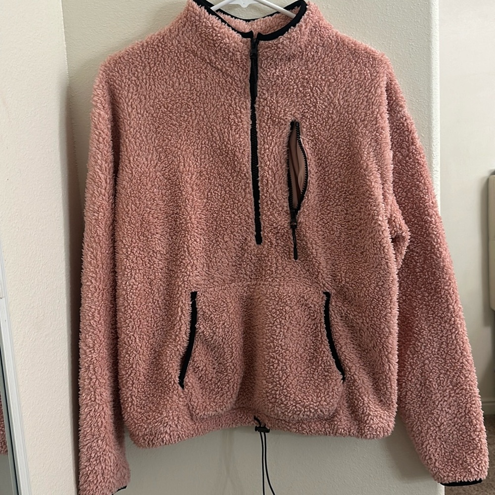 Pink crew neck